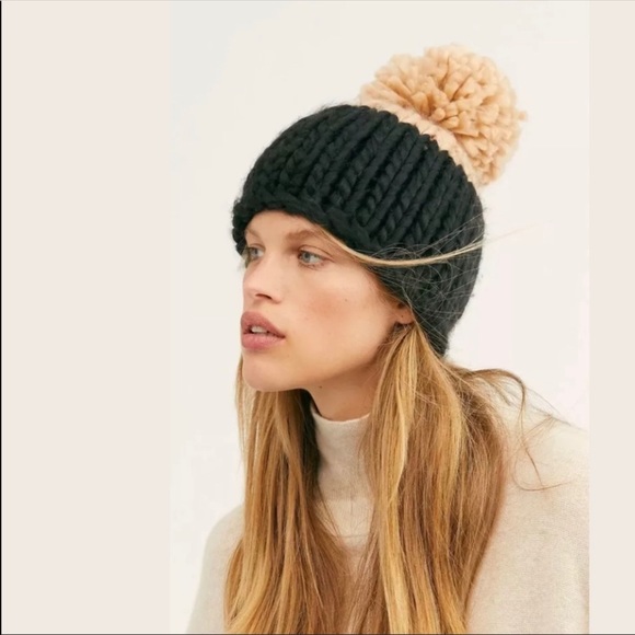 Free people color block beanie Clearance